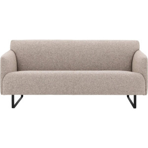 Goossens Excellent Bank Montreal bruin, stof, 2,5-zits, modern design