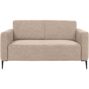 Goossens Bank Key West beige, micro leer, 2-zits, modern design