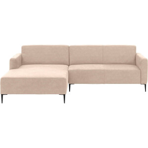 Goossens Bank Key West beige, micro leer, 2,5-zits, modern design