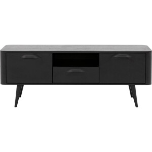 Goossens Tv Meubel Bjarte, 2 deuren 1 lade 1 open vak 135 cm breed
