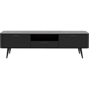 Goossens Tv Dressoir Bjarte, 2 deuren 1 lade 1 open vak 42 cm diep 180 cm breed