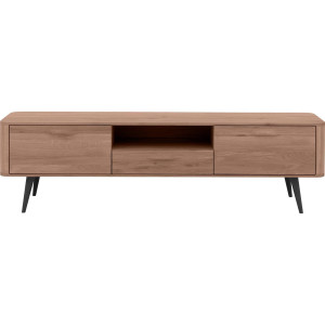 Goossens Tv Dressoir Bjarte, 2 deuren 1 lade 1 open vak 42 cm diep 180 cm breed