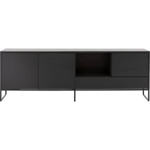 Goossens Dressoir Arti Line, 2 deuren 1 klep 1 lade met 1 open vak