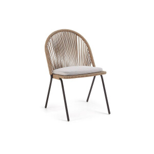 Kave Home Kave Home Eetkamerstoel Shann, Stoel Shann Beige
