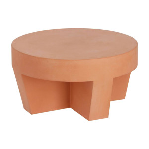 Kave Home Kave Home Tuinmeubel Vilena, Vilena koffietafel terracotta Ø 60 cm