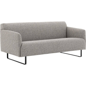 Goossens Excellent Bank Montreal grijs, stof, 2-zits, modern design
