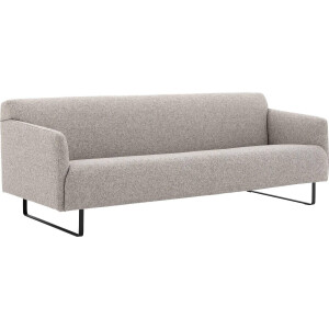 Goossens Excellent Bank Montreal lichtgrijs, stof, 4-zits, modern design