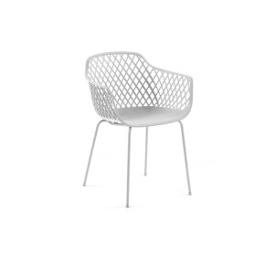 Kave Home Kave Home Eetkamerstoel Quinn, Stoel Quinn Wit