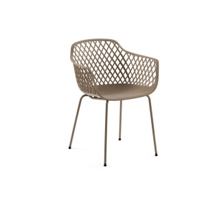 Kave Home Kave Home Eetkamerstoel Quinn, Stoel Quinn Beige