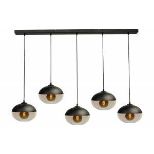 Goossens Excellent Hanglamp Oscar, Hanglamp met 5 lichtpunten