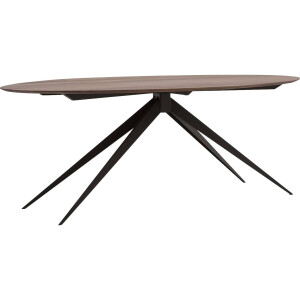 Goossens Excellent Eettafel Uniek, Ovaal 180 x 110 cm