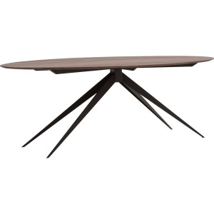 Goossens Excellent Eettafel Ferris, Ovaal 200 x 110 cm