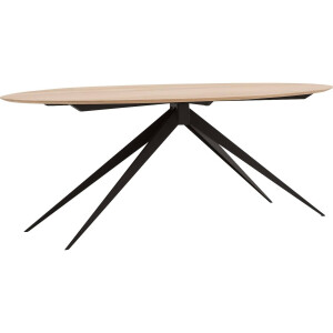 Goossens Excellent Eettafel Uniek, Ovaal 180 x 110 cm