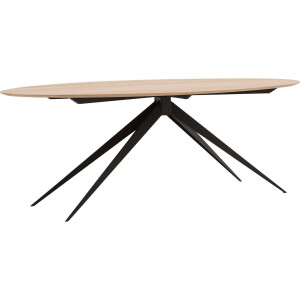Goossens Excellent Eettafel Uniek, Ovaal 200 x 110 cm