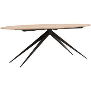 Goossens Excellent Eettafel Ferris, Ovaal 200 x 110 cm