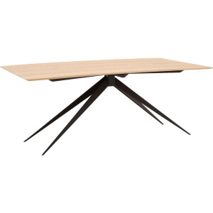 Goossens Excellent Eettafel Ferris, Rechthoekig 180 x 100 cm