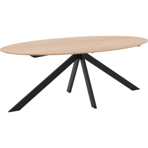 Goossens Excellent Eettafel Uniek, Ovaal 180 x 110 cm