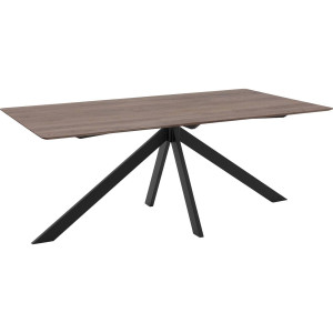 Goossens Excellent Eettafel Ferris Piramide Poot, Rechthoekig 180 x 100 cm