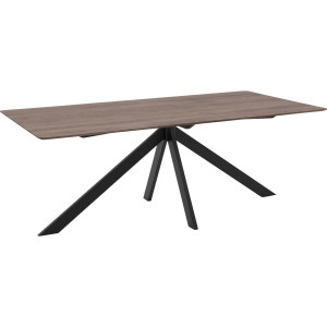 Goossens Excellent Eettafel Ferris Piramide Poot, Rechthoekig 200 x 100 cm