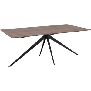 Goossens Excellent Eettafel Ferris Piramide Poot, Rechthoekig 180 x 100 cm