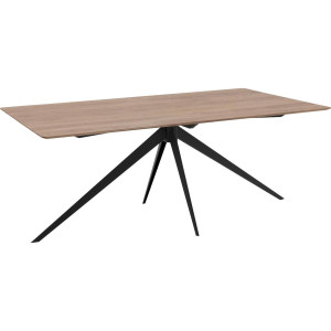 Goossens Excellent Eettafel Ferris Piramide Poot, Rechthoekig 180 x 100 cm