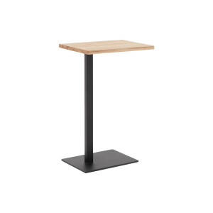 Goossens Nachtkastje Tangel, hout eiken wit, stijlvol landelijk, 43 x 65 x 32 cm