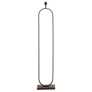 Light & Living Vloerlamp 'Jamiri' 142cm, kleur Bruin (excl. kap)