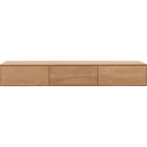 Goossens Excellent Tv Meubel Vic, 3 kleppen met kabeldoorvoer in bovenblad