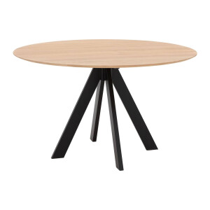 Goossens Excellent Eettafel Ferris Piramide Poot, Rond 120 x 120 cm