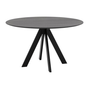 Goossens Excellent Eettafel Ferris Piramide Poot, Rond 120 x 120 cm