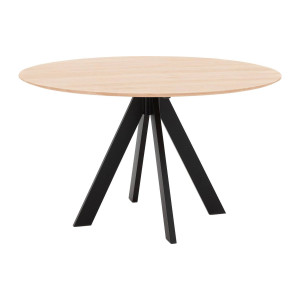 Goossens Excellent Eettafel Ferris Piramide Poot, Rond 130 x 130 cm