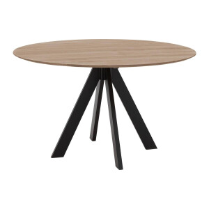 Goossens Excellent Eettafel Ferris Piramide Poot, Rond 120 x 120 cm