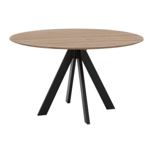 Goossens Excellent Eettafel Ferris Piramide Poot, Rond 110 x 110 cm