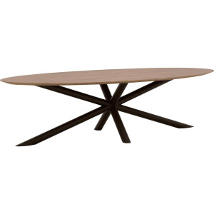 Goossens Excellent Eettafel Gs-1302, Ovaal 280 x 130 cm