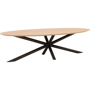 Goossens Excellent Eettafel Gs-1302, Ovaal 280 x 130 cm