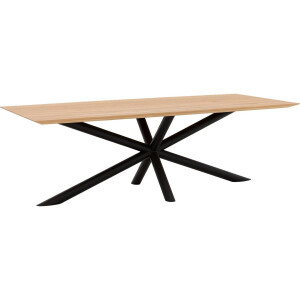 Goossens Excellent Eettafel Gs-1302, 240 x 100 cm rechthoekig