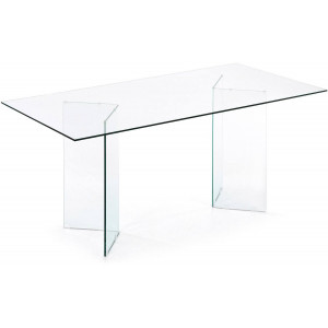 Kave Home Kave Home Burano, Burano glazen tafel 180 x 90 cm