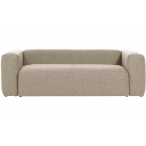 Kave Home Kave Home Bank Blok beige, hout, 2-zits,