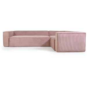 Kave Home Kave Home roze, hout, 4-zits,
