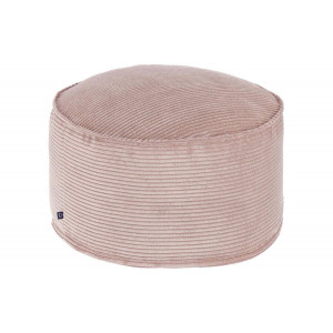 Kave Home Kave Home Wilma, Poef wilma roze corduroy groot Ø 70 cm (mtk0144)