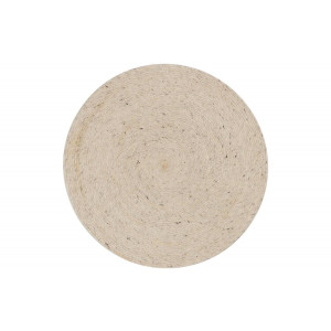 Kave Home Kave Home Takashi, Takashi rond vloerkleed 100% beige wol Ø 200 cm