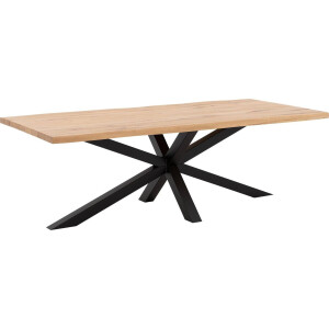 Goossens Eettafel Blade, Boomstamblad 240 x 100 cm 5 cm dik