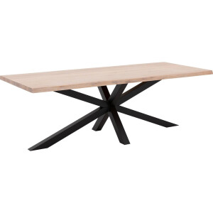 Goossens Eettafel Blade, Boomstamblad 240 x 100 cm 5 cm dik
