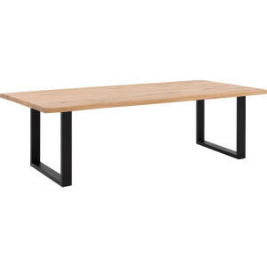 Goossens Eettafel Blade, Boomstamblad 260 x 100 cm 5 cm dik
