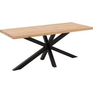 Goossens Eettafel Blade, Strak blad 200 x 100 cm 6 cm dik