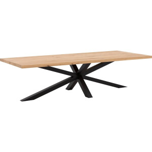 Goossens Eettafel Blade, Strak blad 300 x 100 cm 6 cm dik