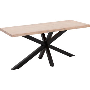 Goossens Eettafel Blade, Strak blad 180 x 90 cm 6 cm dik