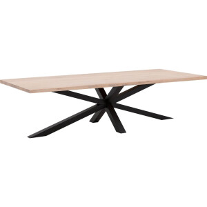 Goossens Eettafel Blade, Strak blad 300 x 100 cm 6 cm dik