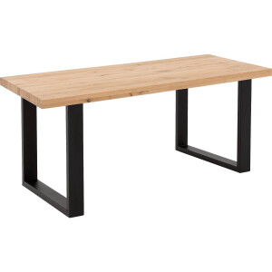 Goossens Eettafel Blade, Strak blad 180 x 90 cm 6 cm dik