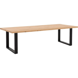 Goossens Eettafel Blade, Strak blad 280 x 100 cm 6 cm dik